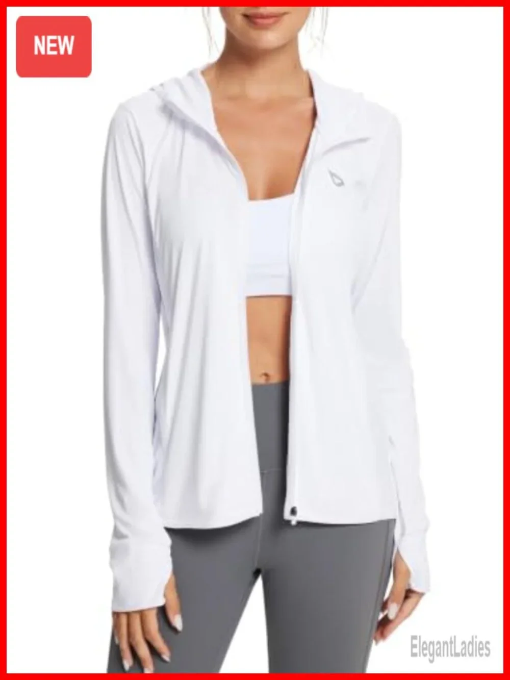 Women's UPF 50+ Sun Protection Hoodie Jacket Long Sleeve Lightweight Quick Dry